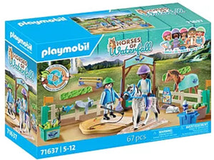 Playmobil horses of waterfall moderne paardrijschool - 71637