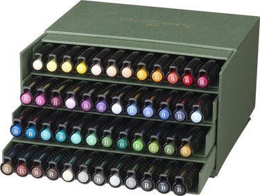 Faber-castell faber castell pitt artist pen tekenstift - brushpen - studiobox 48-delig - fc-167192