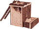 Trixie natural living speel- en graaftoren hamster
