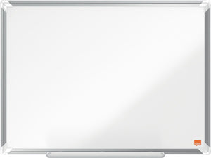 Nobo premium plus magnetisch whiteboard emaille - met pennengoot - inclusief whiteboard marker - 600x450mm