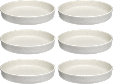 Leonardo roma bord diep 20cm creme - set 6