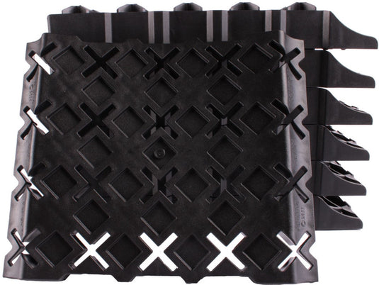 Milenco stacka level - 6 stuks - zwart