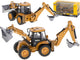 Merkloos sans marque metalen graafmachinelader met beweegbare bakken die-cast 1704 1:50