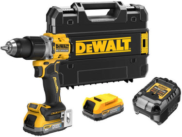 Dewalt dcd805e2t | xr g3 compacte schroef- klopboormachine 18v in tstak (2x 1.7ah powerstack accu + lader) - dcd805e2t-qw