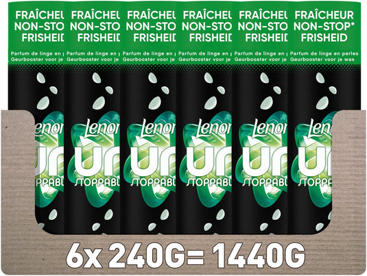 Lenor unstoppables geurbooster geur van ariel - 6 x 240 gram - wasparfum