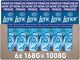 Lenor geurbooster zeebries - 6 x 168 gram - wasparfum