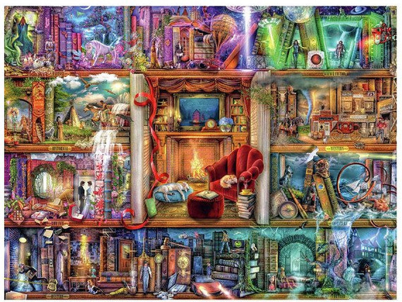 Afbeelding laden in galerijviewer, Ravensburger puzzel de grote bibliotheek - legpuzzel - 1500 stukjes
