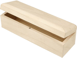 Creativ company cc houten langwerpige doos 20x6x6 cm