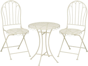 Mica decorations marseille bistroset - set van 3 - ijzer - off-white