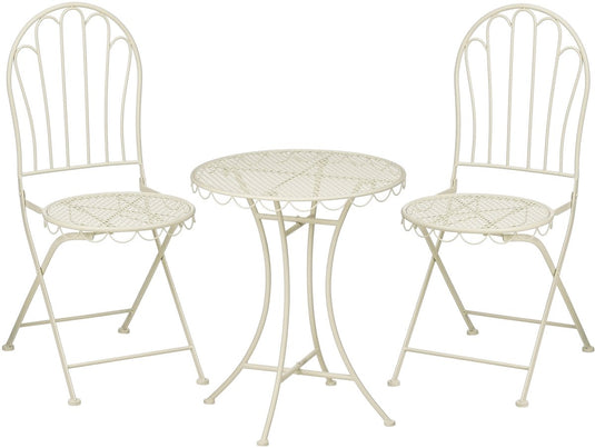 Mica decorations marseille bistroset - set van 3 - ijzer - off-white