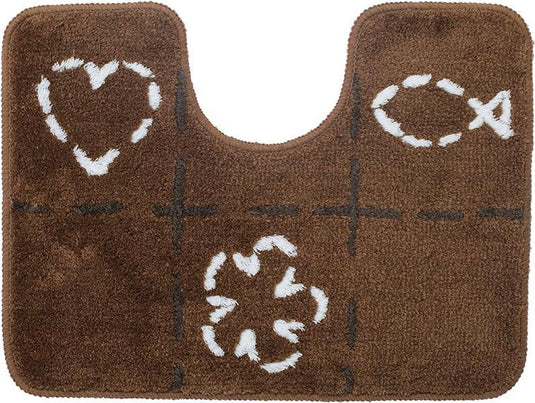 Sealskin tack toiletmat 45x60 cm - acryl - bruin