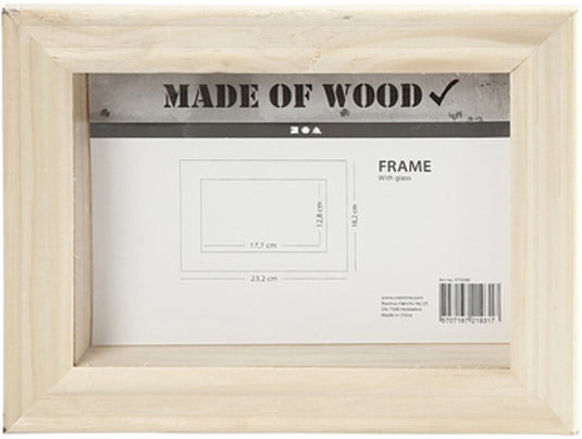 Creativ company houten 3d lijst 18,2x23,2 cm