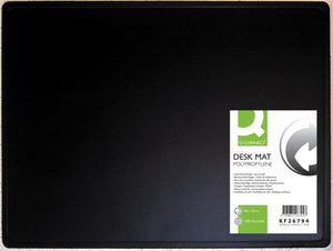 Q-connect onderlegger, ft 53 x 40 cm, zwart