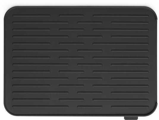 Brabantia sinkside afdruipmat - siliconen - 44 x 32 cm - dark grey