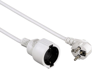 Hama schuko ext.white 2m pro