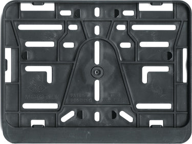 Carpoint kentekenplaathouder motor – 210x143 mm – zonder boren – klikbevestiging – kunststof – neutraal design