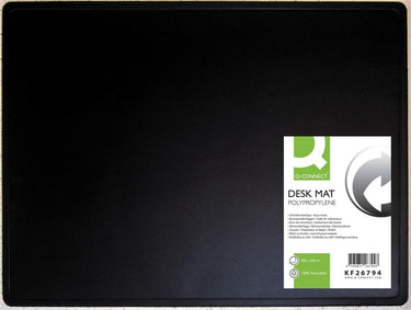 Q-connect onderlegger, ft 53 x 40 cm, zwart