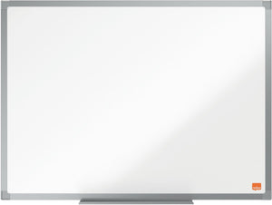 Nobo essence magnetisch whiteboard staal - 60x45cm - met houder voor whiteboard marker - grijs wit