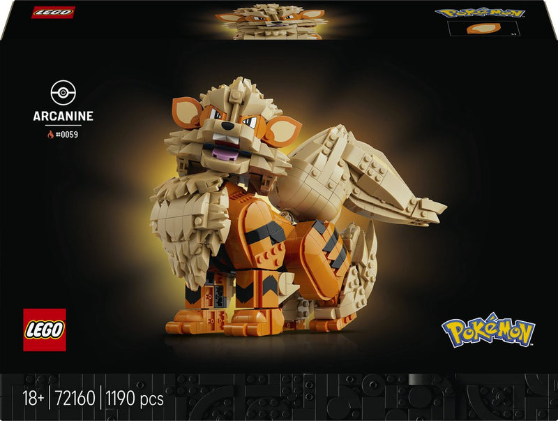 Afbeelding laden in galerijviewer, Lego pokémon - arcanine pokémon dieren figuur bouwpakket voor volwassenen en woondecoratie - 72160
