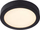 Lucide brice-led - plafonnière (plafondlamp) badkamer - ø 24 cm - led dimbaar - 1x15w 3000k - ip44 - zwart