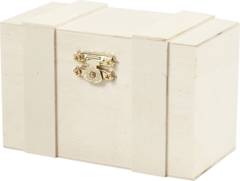 Afbeelding laden in galerijviewer, Creativ company houten schatkist, 12,5x7,5x6cm
