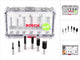 Bosch 8-delige rechte freesset - schachtdiameter 8 mm