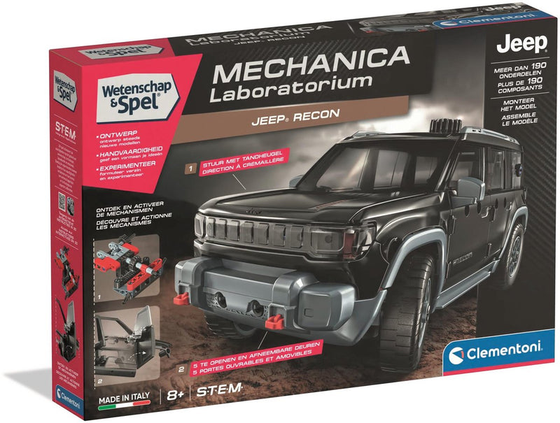 Afbeelding laden in galerijviewer, Clementoni wetenschap spel mechanica jeep recon
