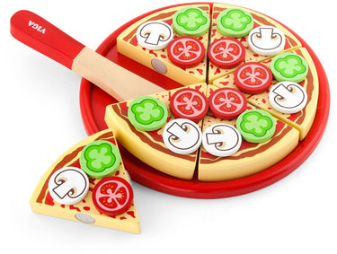Vigatoys viga toys - snijset - pizza vegetarisch