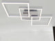 Briloner leuchten briloner - led plafonniére - dimbaar - draaibaar - 3.000k warm wit licht - woonkamer lamp - zilverkleurig