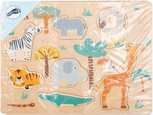Small foot - houten puzzel safari