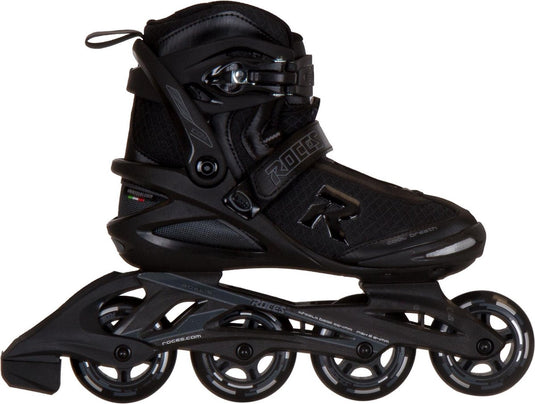 Roces icon 80 skeelers volwassenen – 4x80mm wielen – fitness inline skates – zwart – maat 37