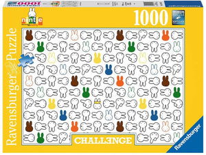 Ravensburger puzzel nijntje - challenge legpuzzel - 1000 stukjes
