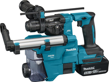 Makita dhr183rtwj snoerloze combihamer voor sds-plus 18v 2x 5,0...