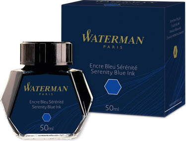 Waterman -vulpeninkt | serenity blue | inktpot van 50 ml