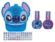 Disney stitch nageldroger met 2 nagellakken stickers – blauw en paars – kinder nagelstudio set – nagellak – leuk cadeau voor sinterklaas kerst