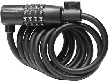 Trelock sk108 spiraalkabelslot code 180 8mm zwart