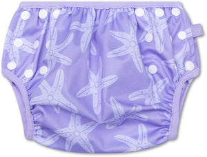Swim essentials - zwemluier - 0-3 jaar - lila - sterrenprint - verstelbaar
