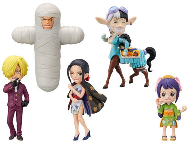 Banpresto one piece wcf mini figures 7 cm wanokuni onigashima 5 display (12)
