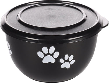 Flamingo kena met deksel - eet- en drinkpot honden - eetpot met deksel kena zwart s 12,7cm 600ml - 1st - 129699 - 1st