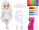 Rainbow high air brush create-modepoppen - paarse ogen