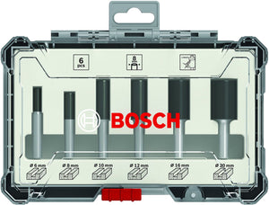 Bosch 6-delige sleuvenfrezenset ¼ schacht - 2607017467