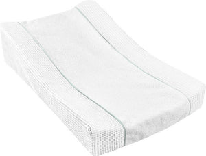 Béaba sofalange® - hoes voor aankleedkussen - 100% biologisch katoen - zacht absorberend - wit