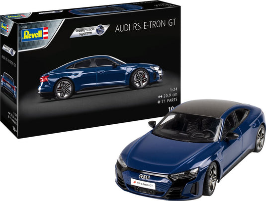 Revell modelbouwpakket auto - 07698 audi e-tron gt - easy click plastic - 1:24 - modelbouw
