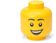 Lego opbergbox, opbergdoos, klein, 16 cm, hoofd, happy boy -