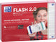 Oxford flash 2.0 - flashcards - gelijnd - a6 - roze rand - 80 stuks