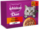 Whiskas kattenvoer - adult 1+ - duo classic variaties gelei - 4x12x85g