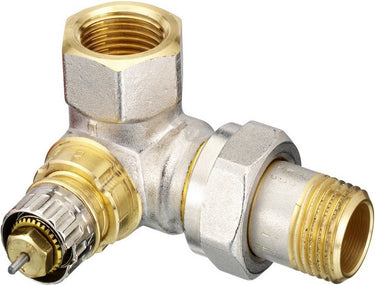 Danfoss thermostatische radiatorafsluiter 1 2 dubbel haaks re kvs 0,90 m3 h ra n15