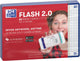 Oxford flash 2.0 - flashcards - geruit 5mm - a6 - blauwe rand - 80 stuks