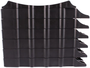 Milenco stacka level - 6 stuks - zwart