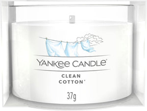 Yankee candle filled votive - clean cotton - 10 branduren - 1 stuk